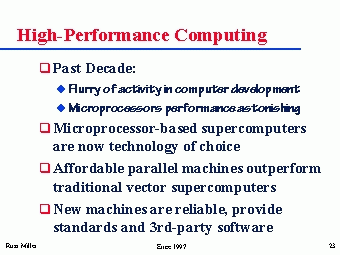 High-Performance Computing