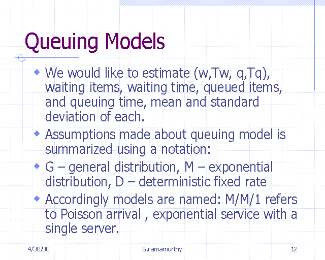 research on queuing model