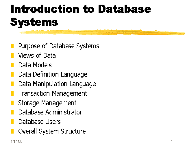 Database systems презентация