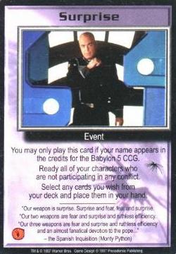 Babylon 5 CCG Premier Uncommon Card Selection Part 2/4 