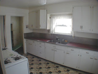 Photo of original kitchen