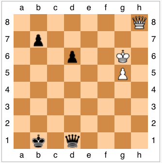 BACK RANK COMBOS Diagram 38 - White checkmates in 1 move.